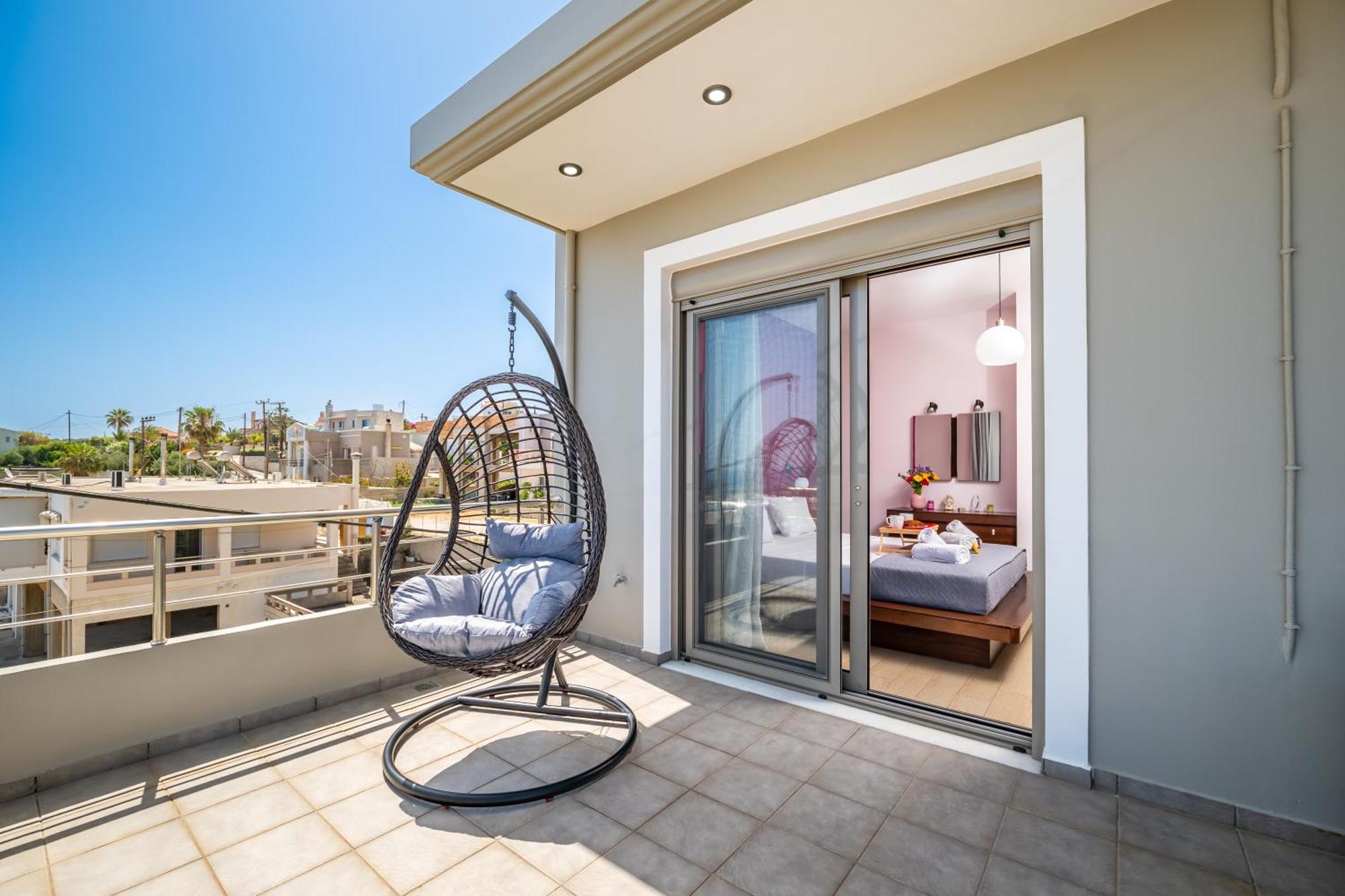Aria Sea View, Chania สตาโลส ภายนอก รูปภาพ