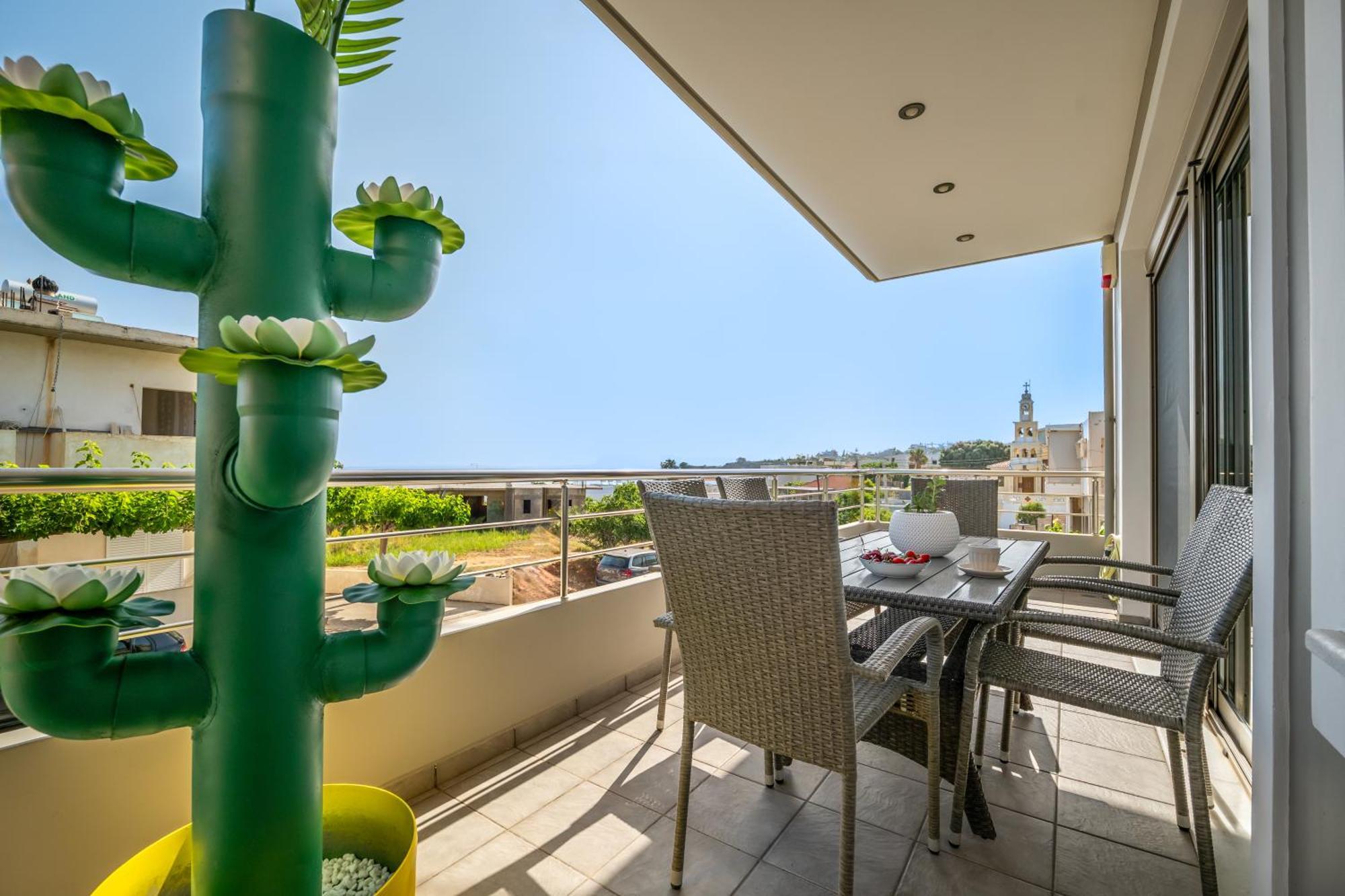 Aria Sea View, Chania สตาโลส ภายนอก รูปภาพ