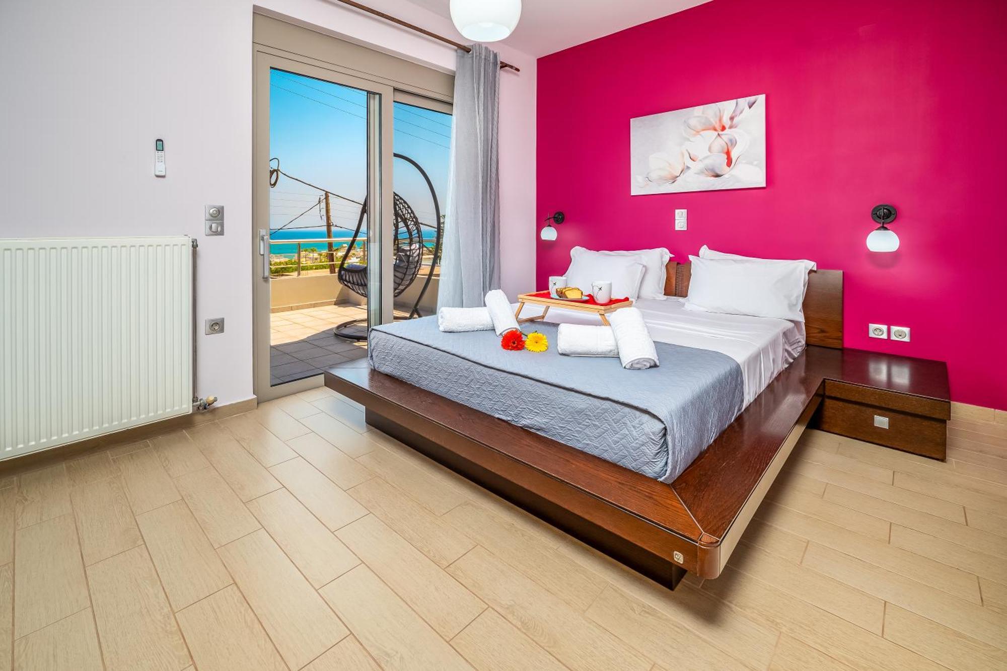 Aria Sea View, Chania สตาโลส ภายนอก รูปภาพ